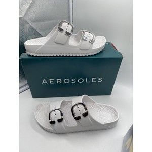 Aerosoles  Womens  Slides Size 9 Comfort Adjustable Waterproof Sandal . No box